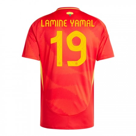 Spanien Lamine Yamal 19 Hjemme EM 2024 - Fodboldtrøjer (S/S)